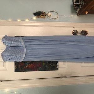 Blue Bridesmaid Dress